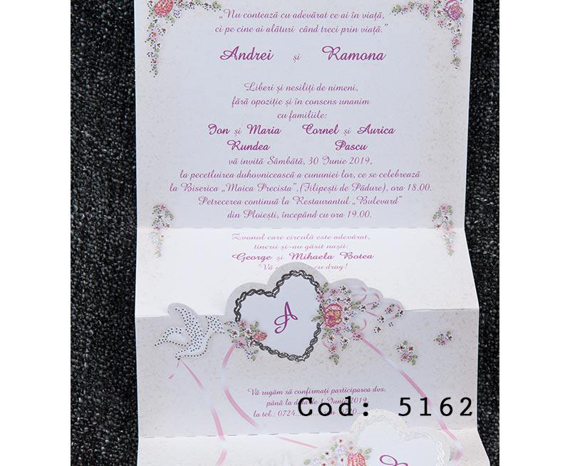 Invitaţii La Nuntă 5162 Invitaţii La Nuntă