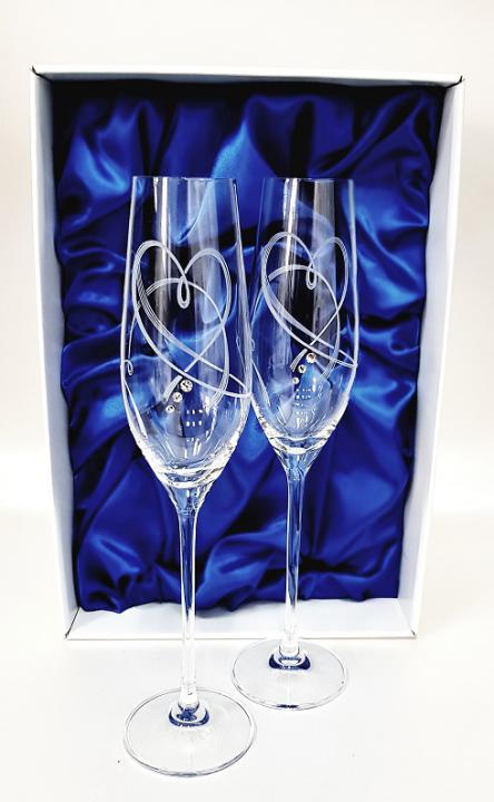 Сватбени кристални чаши 