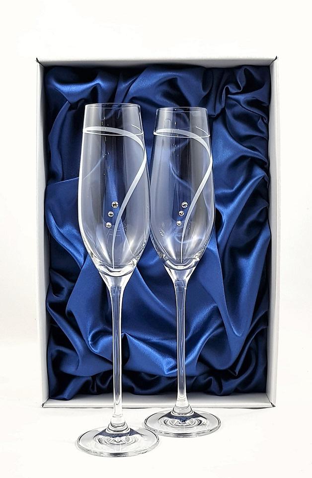 Сватбени кристални чаши 