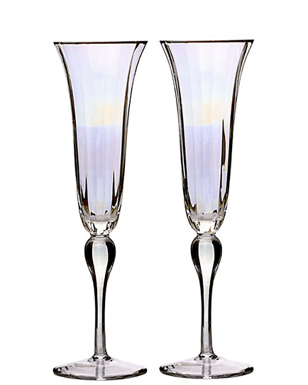 Сватбени чаши Iris Flute ръчна изработка
