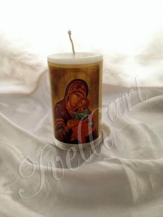 декоративна свещ Богородица