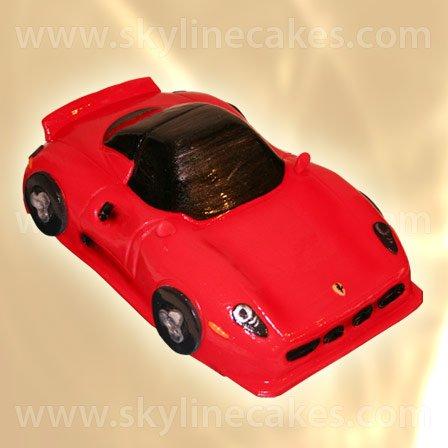 Детска торта кола-Червено ферари