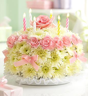 Букет Цветна Торта за рожден ден